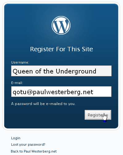 register for this site